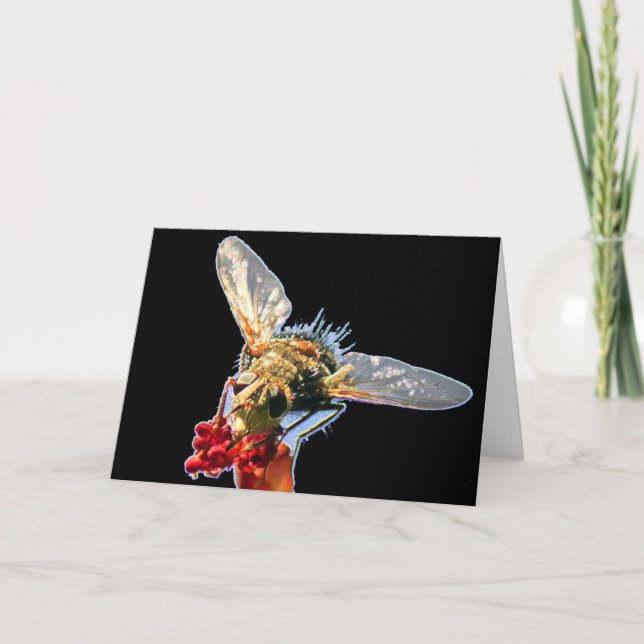 Goldene Bienenstockkarte Karte (Vorderseite)
