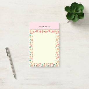 Goldene Birnen Kollektion Pink Post-it Klebezettel