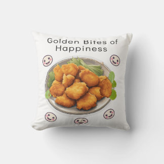 Goldene Bissen des Glücks Kissen