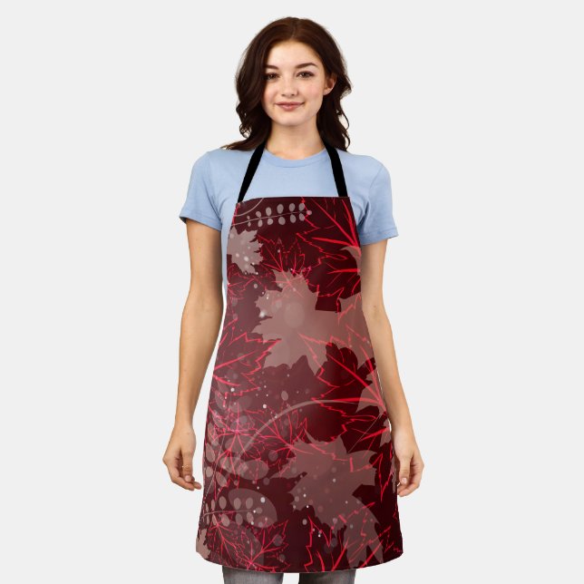 Goldene Blätter 1 Schürze (Getragen)