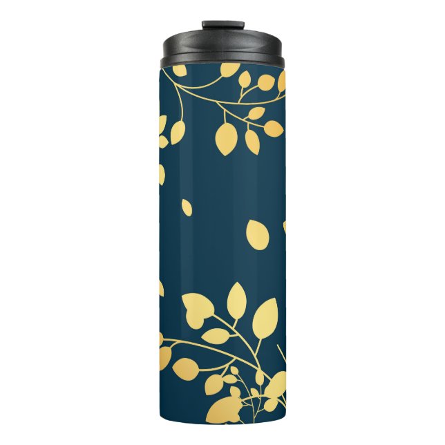Goldene Blätter 8 Thermosbecher (Vorderseite)