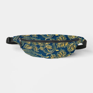 Goldene Blaue Eleganz Bauchtasche