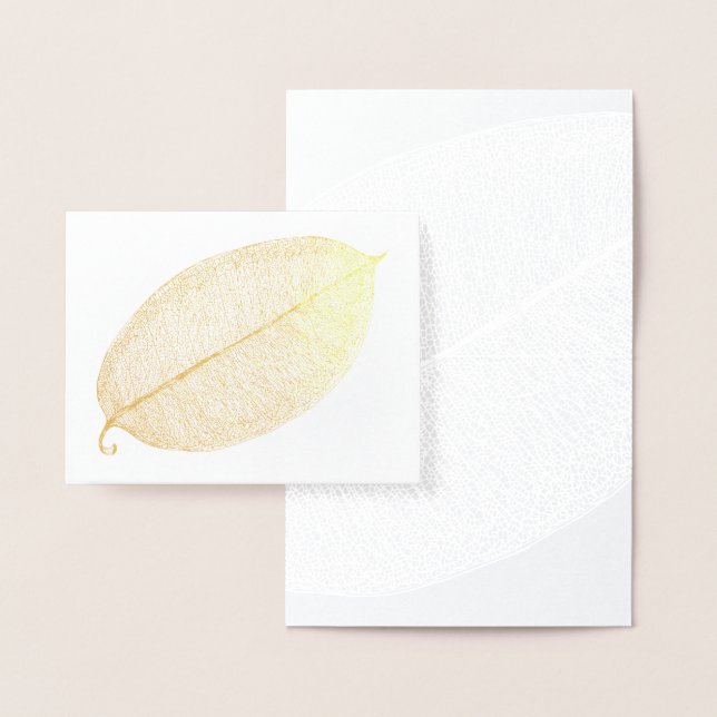 Goldene Bleigitter-Illustrationsfolie Folienkarte (Anzeige)