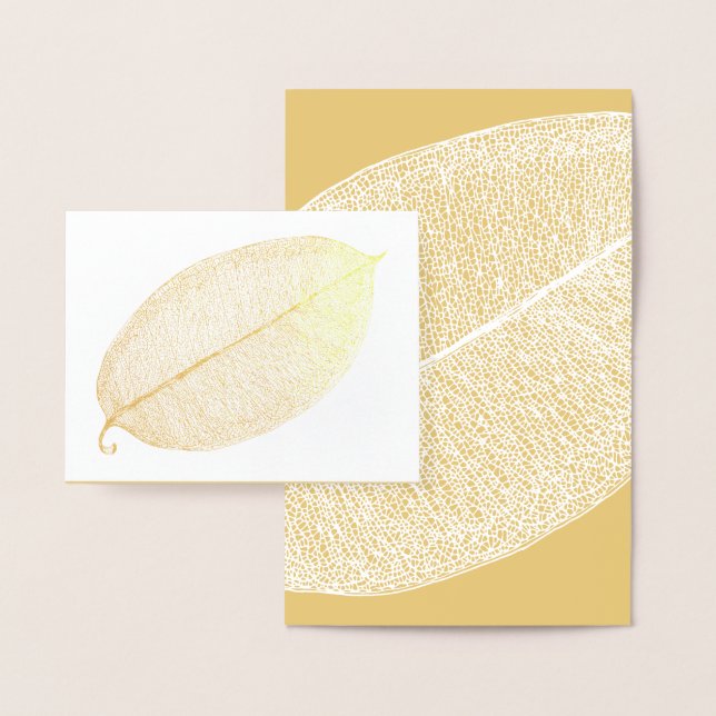 Goldene Bleigitter-Illustrationsfolie Folienkarte (Anzeige)
