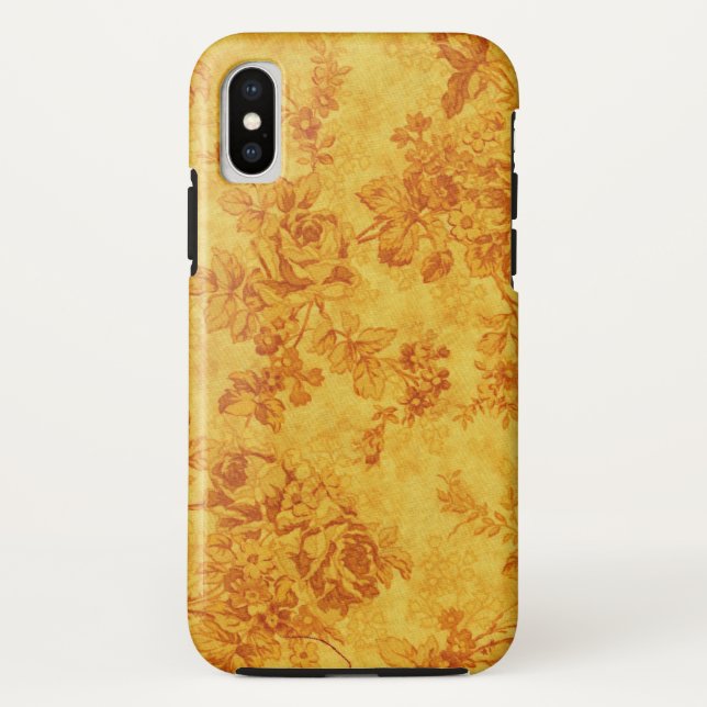 Goldene Blume Case-Mate iPhone Hülle (Rückseite)