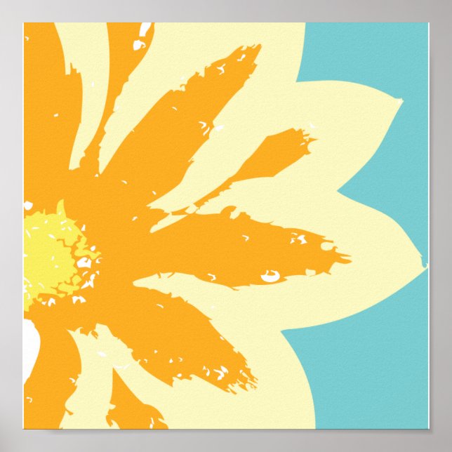 Goldene Blume Poster (Vorne)