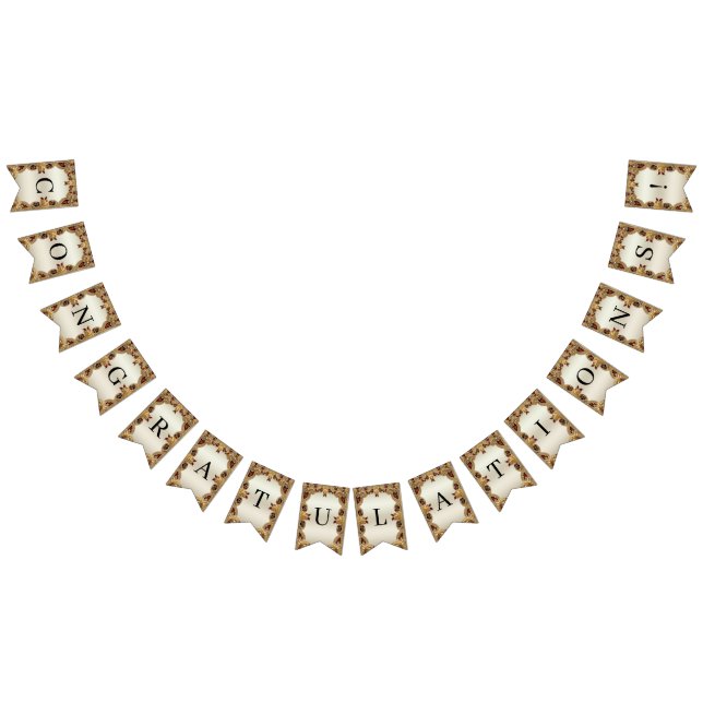 Goldene Blume - Rote Edelsteinjagd Wimpelkette (Alle)