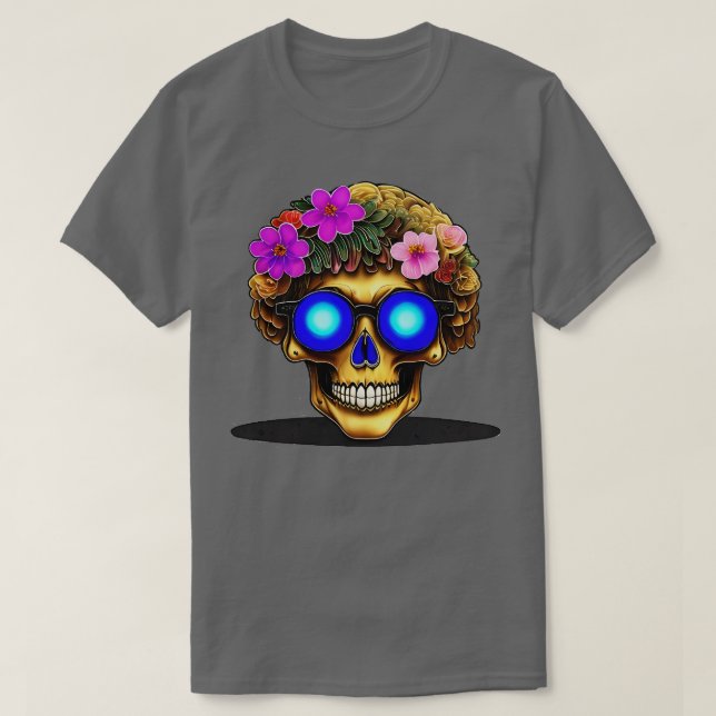 Goldene Blume T-Shirt (Design vorne)