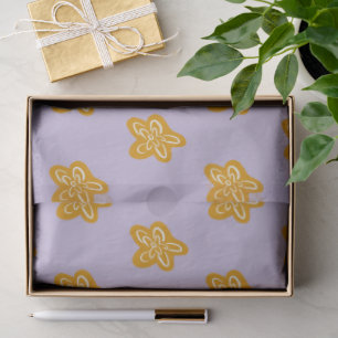 Goldene Blumen Mädchen Prinzessin Geburtstagsfeier Seidenpapier