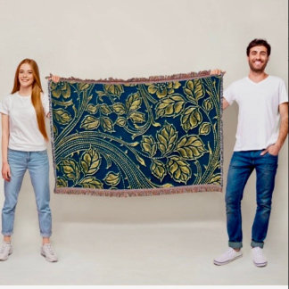 Goldene Blüten Eleganz  Decke
