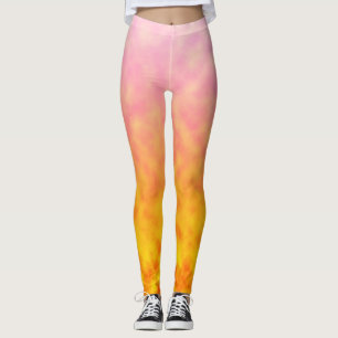 Goldene Blüten-Mirage Leggings