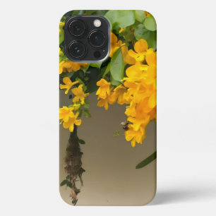 Goldene Blüten-Schönheit iPhone 13 Pro Max Hülle