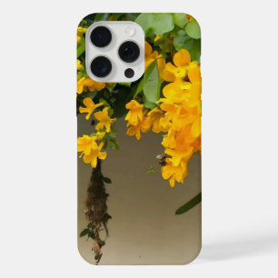 Goldene Blütenpracht iPhone 15 Pro Max Hülle