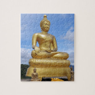 Goldene Buddhastatue