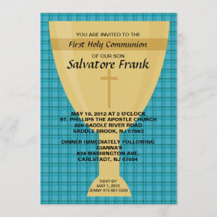 Goldene Chalice Erste Kommune Einladung