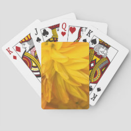 Goldene Dahlie Spielkarten