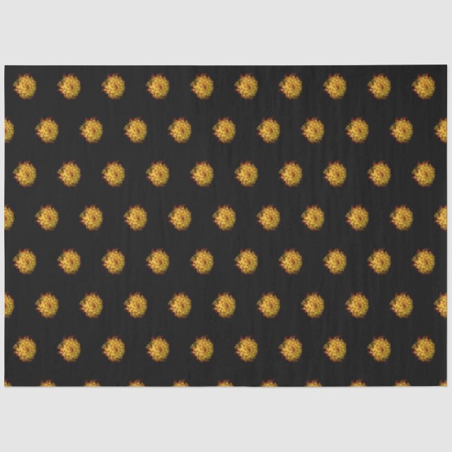 Goldene Dahlie-Tissue-Papier Seidenpapier (Vorderseite)