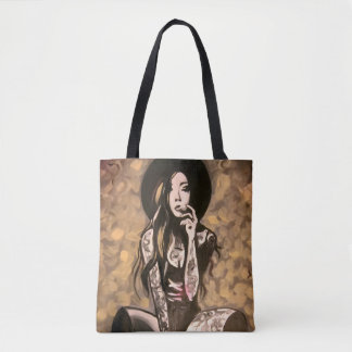 Goldene Damenhandtasche Tasche
