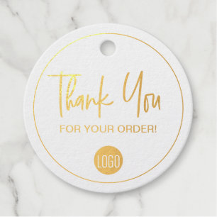 "Goldene Dankbarkeit" - Luxe Kraft Business Vielen Geschenkanhänger