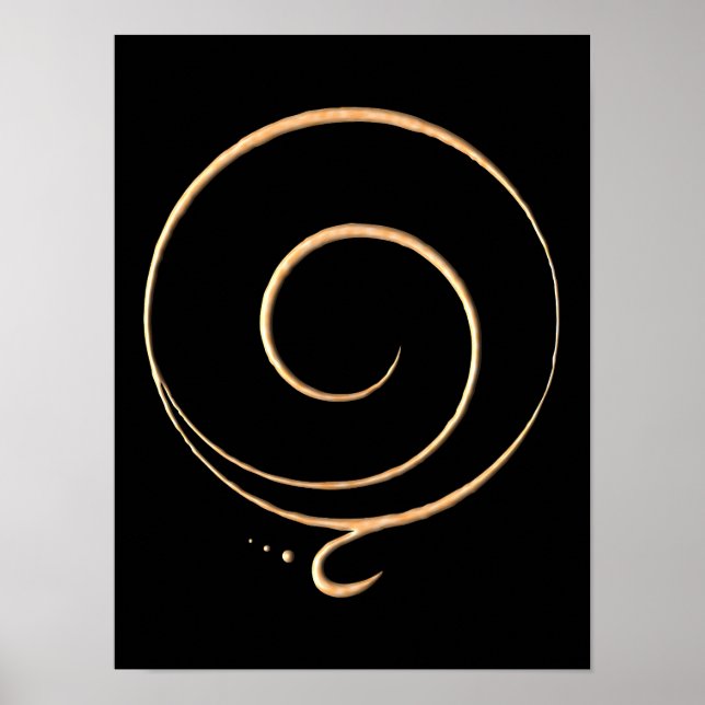 Goldene Dankbarkeit  Poster (Vorne)
