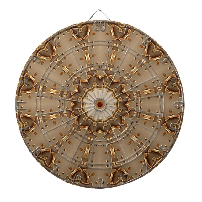 Goldene Dekorative Dartscheibe (vorne)