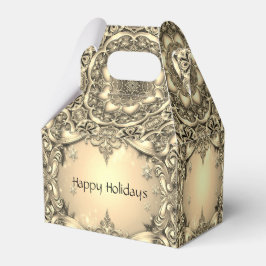 Goldene dekorative Geschenkboxen Geschenkschachtel