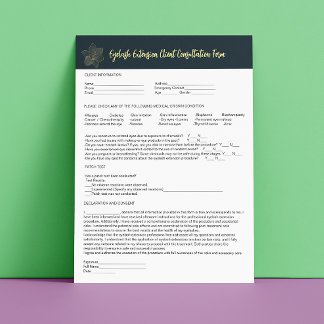 Goldene Details zum Allergiepatch Briefbogen