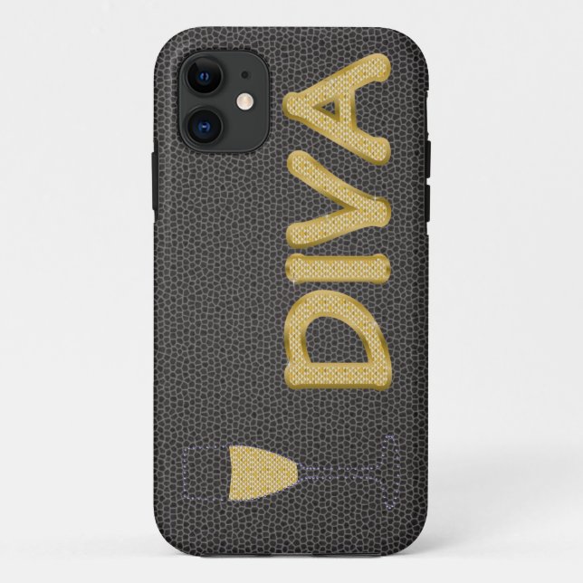 goldene DIVA und Champagner "kaum dort" Fall Case-Mate iPhone Hülle (Rückseite)