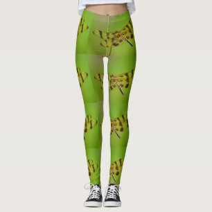 Goldene Dragonfly Leggings