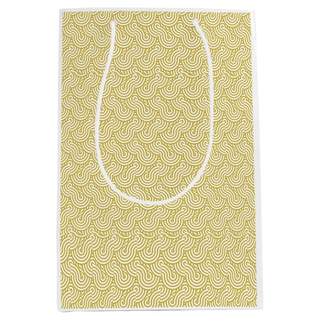Goldene Drift Mittlere Geschenktüte (Vorderseite)