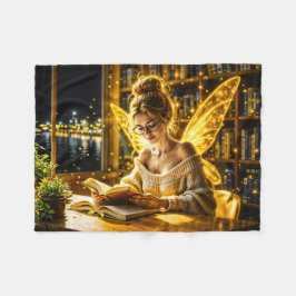 Goldene, elegante, 100 Jahre alte, goldene Kunst Fleecedecke