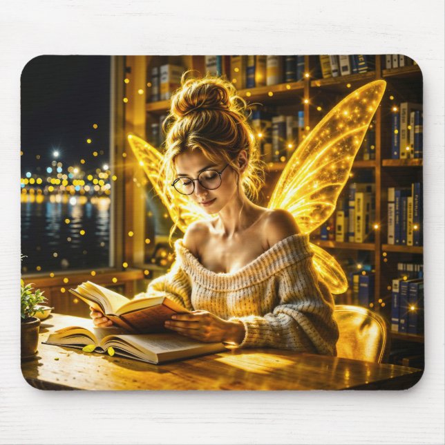 Goldene, elegante, 100 Jahre alte, goldene Kunst Mousepad (Vorne)