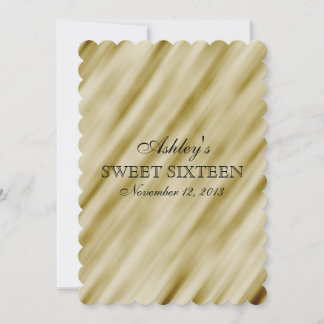 Goldene Eleganz Einladung