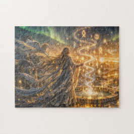 Goldene Elfen Fantasy Licht Impressionistische Fan