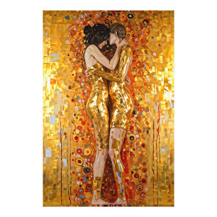 "Goldene Embrace" Wertvoll und unverkennbar Fotodruck