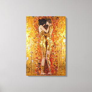 "Goldene Embrace" Wertvoll und unverkennbar Leinwanddruck