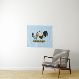 Goldene Enckwing Chickens Wandteppich