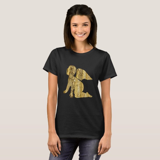 Goldene Engel T-Shirt (Vorne ganz)