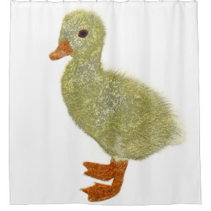 goldene Ente Duschvorhang