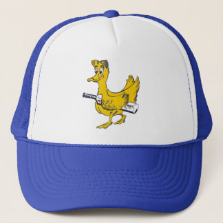 Goldene Entenkricketkappe Truckerkappe