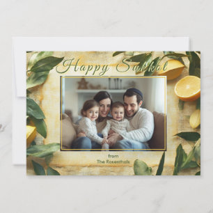 Goldene Ernte: Eine Sukkot-Feier-Karte Einladung