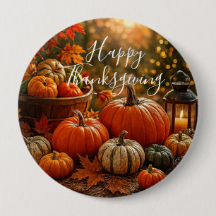 Goldene Ernte Thanksgiving  Button