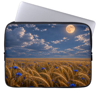 Goldene Erntemond Laptopschutzhülle