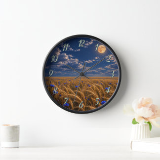 Goldene Erntemond Uhr