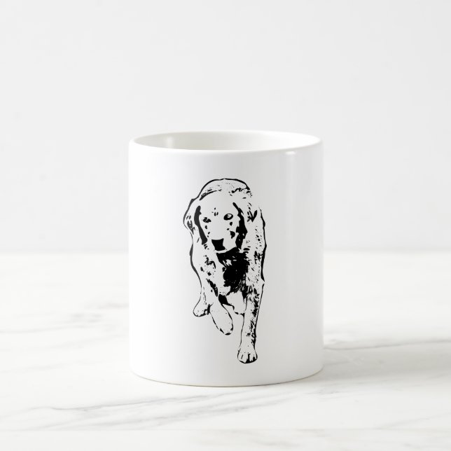 Goldene Fahrt durch das Herbstlicht Kaffeetasse (Mittel)