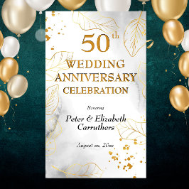 Goldene Feier zum 50. Hochzeitstag Banner
