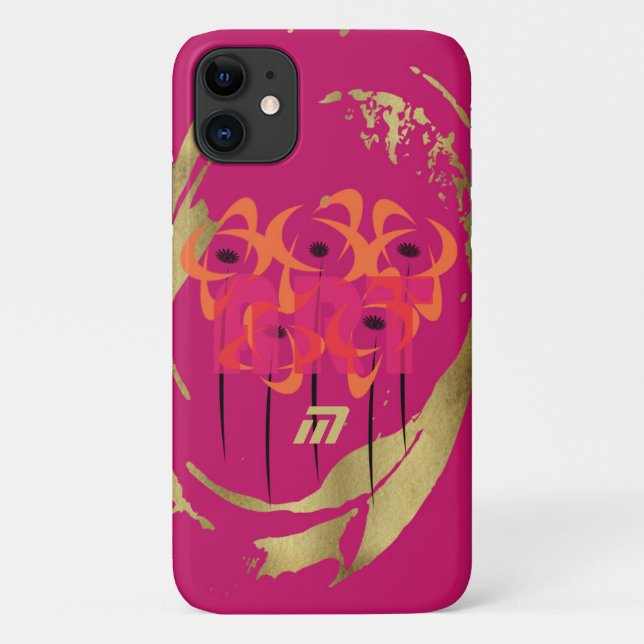 Goldene Feiertagssaison Case-Mate iPhone Hülle (Rückseite)