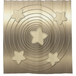 Goldene Feiertagssaison Duschvorhang