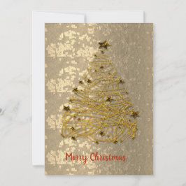 Goldene Feiertagssaison Feiertagskarte