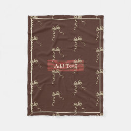 Goldene Feiertagssaison Fleecedecke